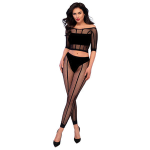Chilirose – Cr 4647 top & leggins noir S/M