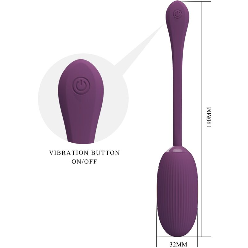 PRETTY LOVE - DOREEN HUEVO RECHARGEABLE VIBRADOR LILA