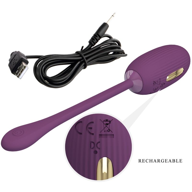 PRETTY LOVE - DOREEN HUEVO RECHARGEABLE VIBRADOR LILA