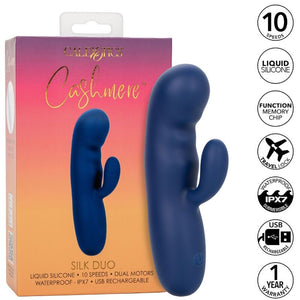 CalExotics – Cashmere duo soie bleu