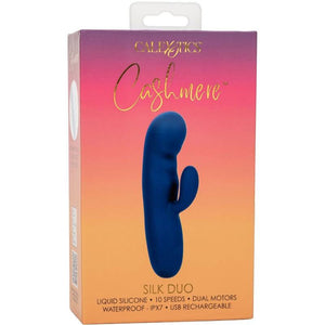 CalExotics – Cashmere duo soie bleu