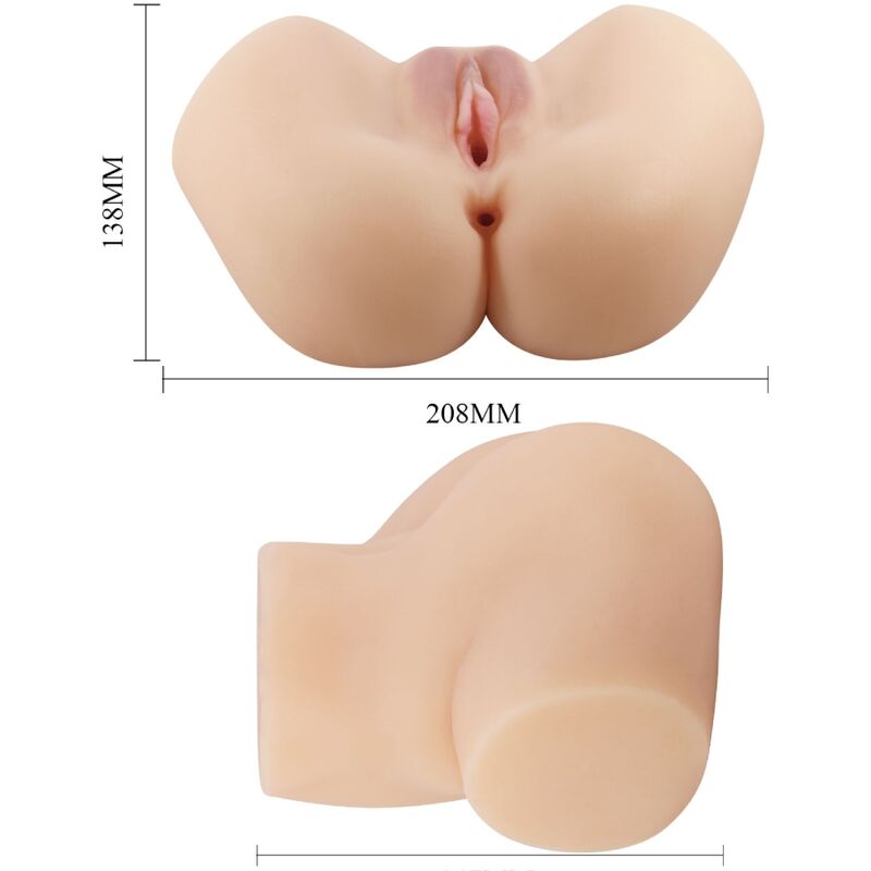 GEKKE BULL - VAGINA EN ANO REALISTICOS VIBRADOR HAILEY
