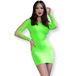 Chilirose – Robe cr 4617 verte S/M