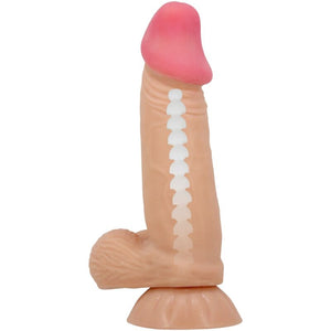 Pretty Love – Gode réaliste série sliding skin avec ventouse sliding skin 19,4 cm