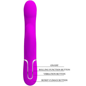 Pretty Love – Vibrateur rabbit perles violet