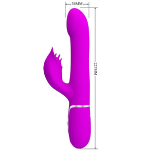 Pretty Love – Vibrateur rabbit perles violet