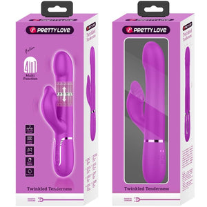 Pretty Love – Vibrateur rabbit perles violet
