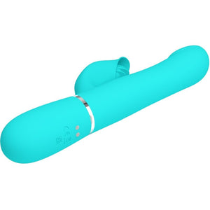 Pretty Love – Perles vibrateur lapin vert aqua