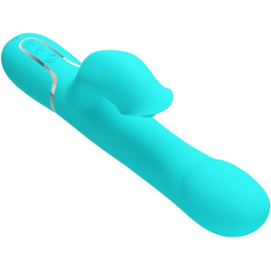 Pretty Love – Perles vibrateur lapin vert aqua