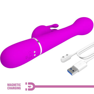 Pretty Love – Vibrateur dejon rabbit 3 en 1 multifonction violet