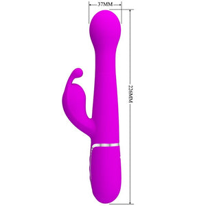 Pretty Love – Vibrateur dejon rabbit 3 en 1 multifonction violet