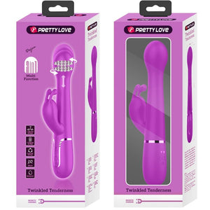 Pretty Love – Vibrateur dejon rabbit 3 en 1 multifonction violet