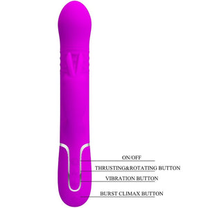 Pretty Love – Vibrateur coale rabbit perles violet