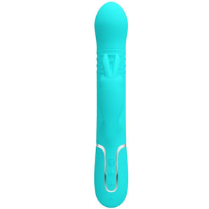 Pretty Love – Vibrateur coale rabbit perles vert aqua