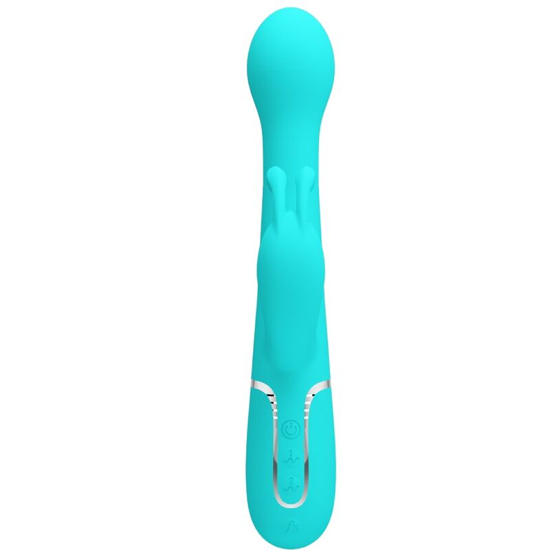 PRETTY LOVE - DEJON VIBRADOR KONIJN 3 IN 1 MULTIFUNCTIONELE GROENE AGUA