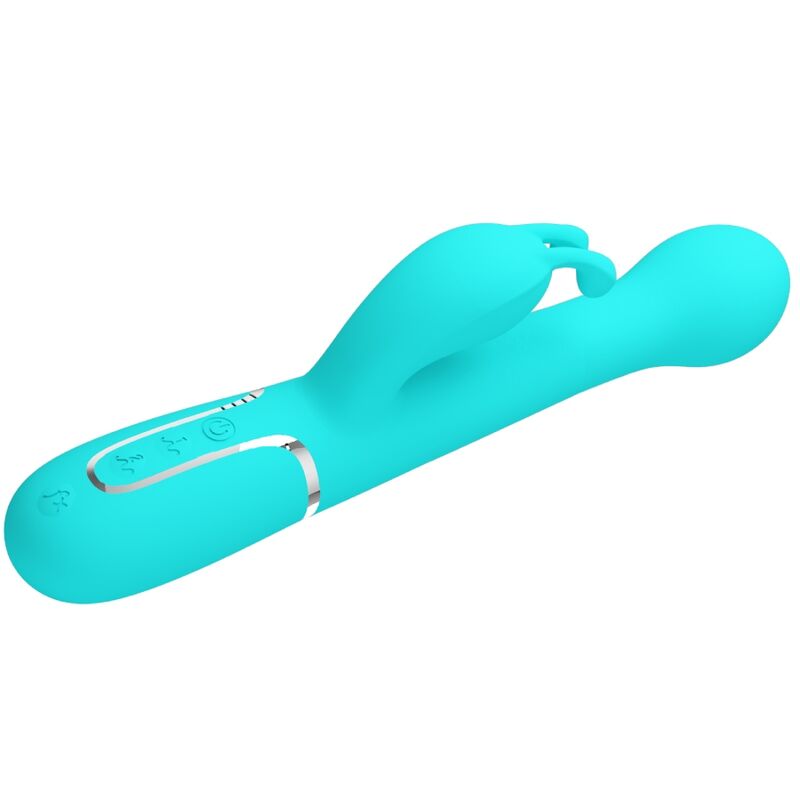PRETTY LOVE - DEJON VIBRADOR KONIJN 3 IN 1 MULTIFUNCTIONELE GROENE AGUA