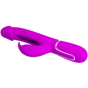 Pretty Love – Vibrateur dejon rabbit 3 en 1 multifonction fuchsia