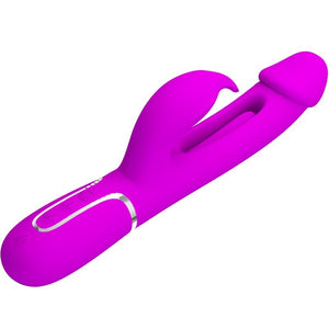 Pretty Love – Vibrateur dejon rabbit 3 en 1 multifonction fuchsia