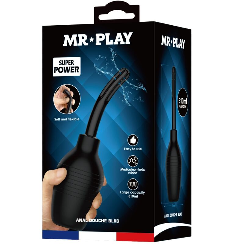 MR PLAY - DUCHA ANAL ZWART SUPERKRACHT NEGRO