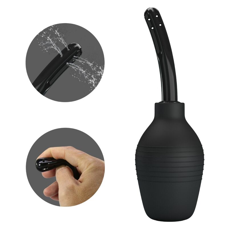 MR PLAY - DUCHA ANAL ZWART SUPERKRACHT NEGRO