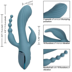 Vibromasseur triple Ecstasy