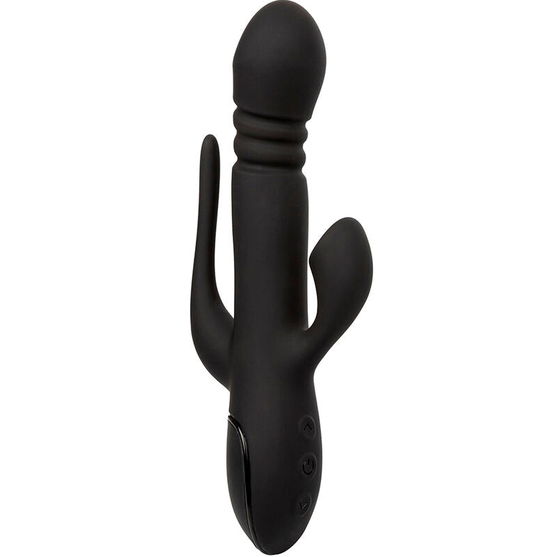 CALEXOTICS - DRIEVOUDIGE VIBRADOR EUPHORIA NEGRO
