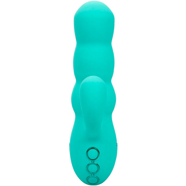 CalExotics – Vibrateur del mar diva rabbir aqua green par california dreaming