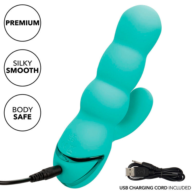 CALEXOTICS - DEL MAR DIVA VIBRADOR RABBIT VERDE AGUA DOOR CALIFORNIË DREAMING