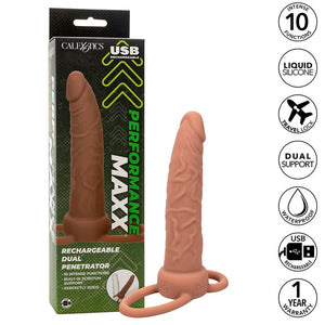 Gode ceinture double rechargeable