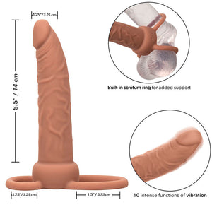 Gode ceinture double rechargeable