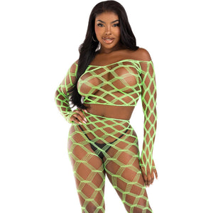 Leg Avenue – Top & leggins hardcore violet