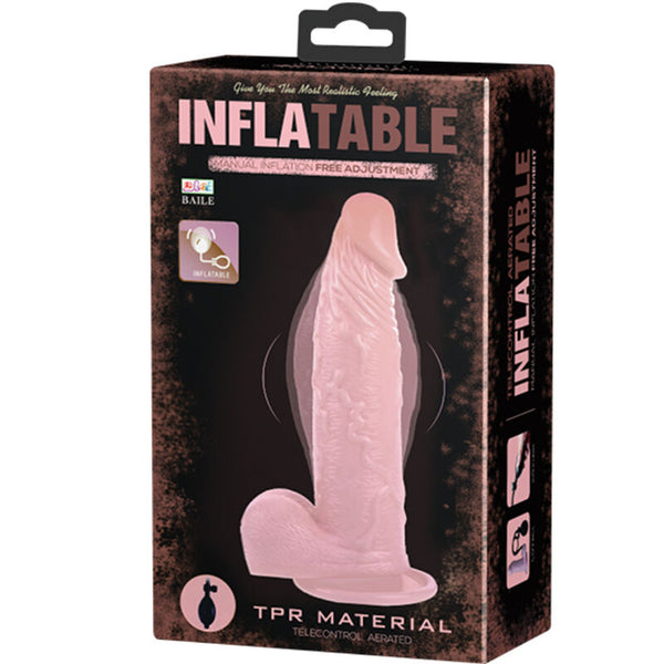 BAILE - INFLATABLE DILDO HINCHABLE REALISTIC WITH VENTOSA 15 CM