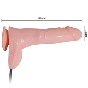 Baile – Gode réaliste gonflable avec ventouse 15 cm