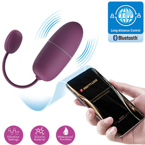 Pretty Love – Nymph oeuf vibrant controle par application lilas