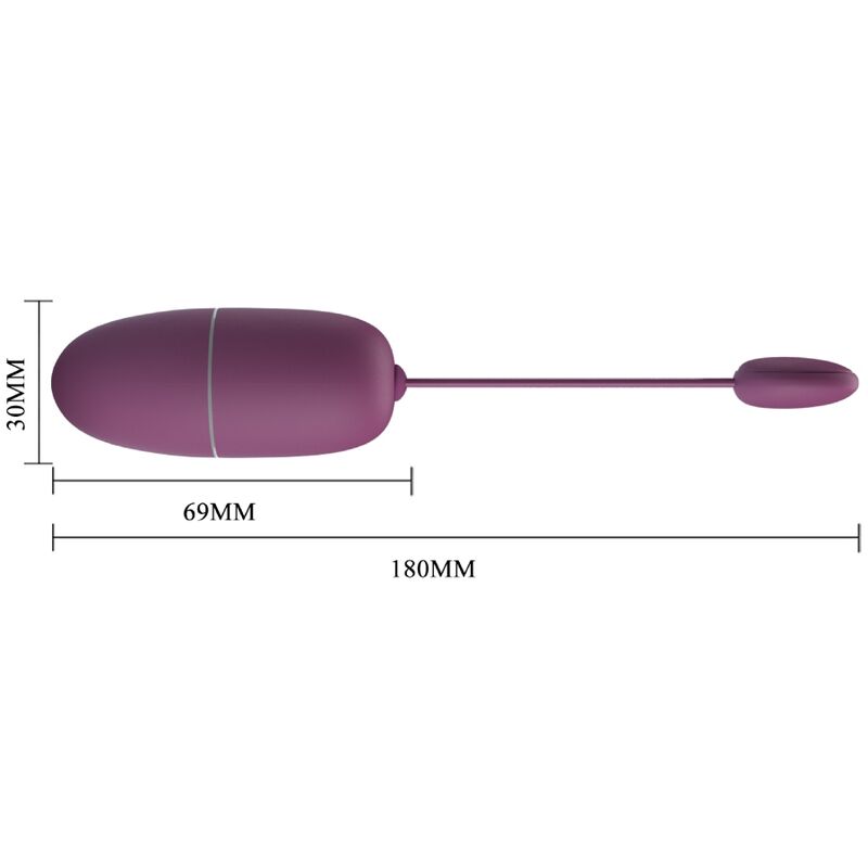 PRETTY LOVE - NYMPH HUEVO VIBRADOR CONTROLLED BY APP LILA