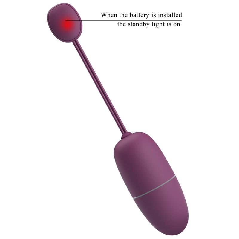 PRETTY LOVE - NYMPH HUEVO VIBRADOR CONTROLLED BY APP LILA