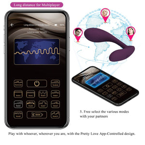 Pretty Love – Baird application lilas rechargeable g-spot 12 vibrations