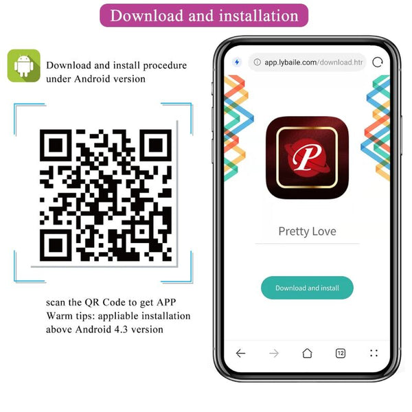 PRETTY LOVE - BAIRD G-SPOT 12 OPLAADBARE VIBRACIONES LILA APP