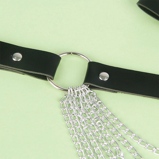 SUBBLIME - BLACK CUERO TALLA ÚNICA PADLOCK BINCH