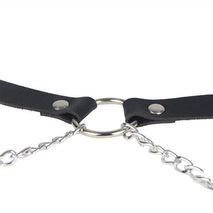 Subblime – Harnais ceinture cuir noir taille unique