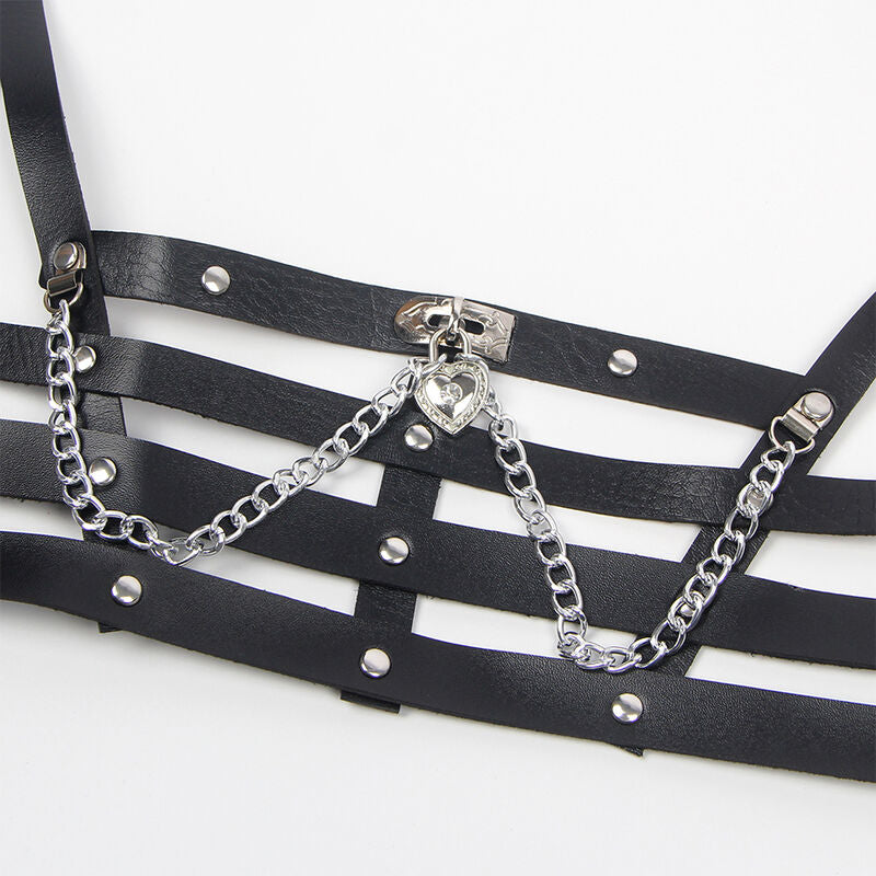 SUBBLIME - ARNÉS FORMA KORSET DETALLE CADENAS TALLA ÚNICA