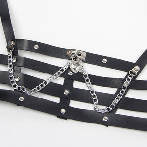 Subblime – Harnais corset avec chaîne détail taille unique