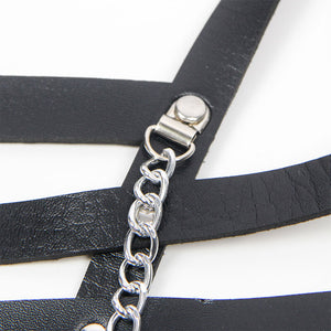 Subblime – Harnais corset avec chaîne détail taille unique