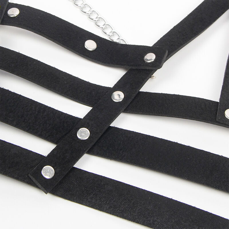 SUBBLIME - ARNÉS FORMA KORSET DETALLE CADENAS TALLA ÚNICA