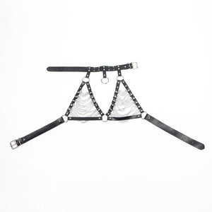 Subblime – Soutien-gorge harnais et collier avec chaîne S taille unique