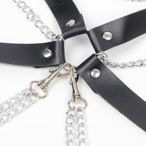 Subblime – Soutien-gorge harnais avec chaîne détail taille unique