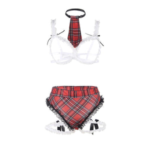 Subblime – Costume d'écolière sexy avec soutien-gorge