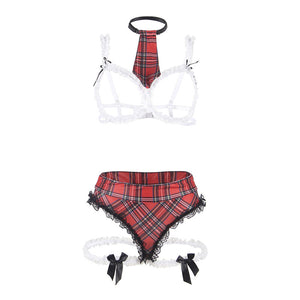 Subblime – Costume d'écolière sexy avec soutien-gorge
