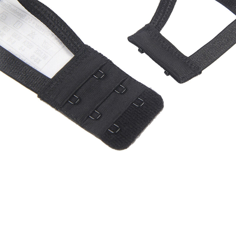 SUBBLIME - SET OF 3 PIEZAS SUJETADOR + TANGA + LIGA ENCAJE NEGRO S/M