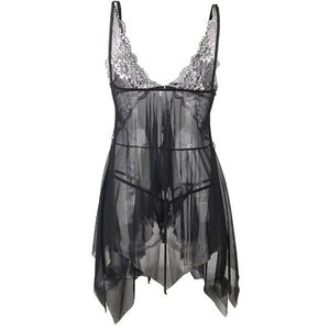 Subblime – Babydoll tissu tulle poitrine dentelle